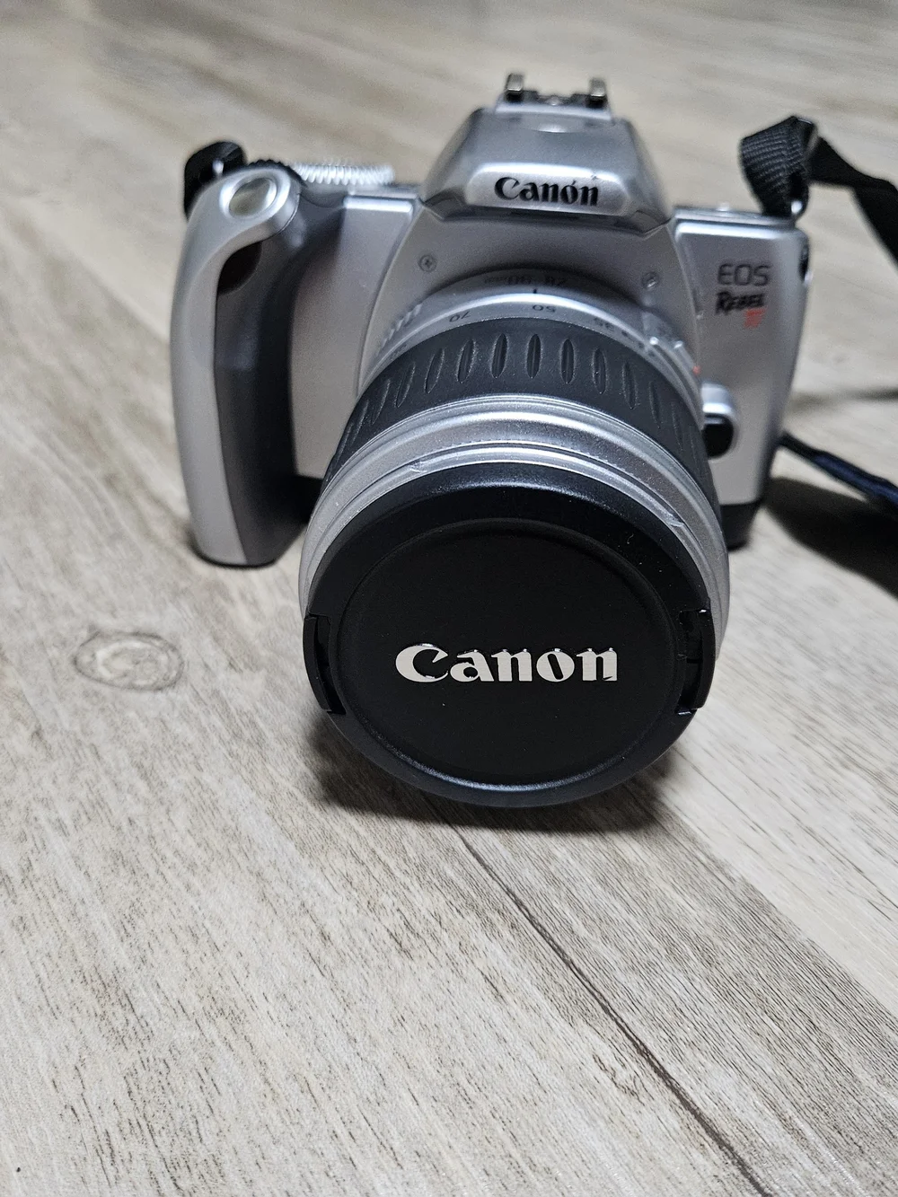 Canon EOS Rebel Ti 35 mm Film Camera With Strap And EF 28-90mm Zoom Lens
